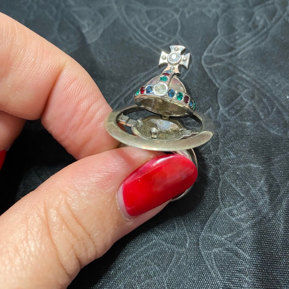 Vivienne Westwood 925 Sterling Silver Poison Ring Rare!